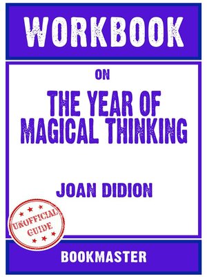 cover image of Workbook on the Year of Magical Thinking by Joan Didion | Discussions Made Easy